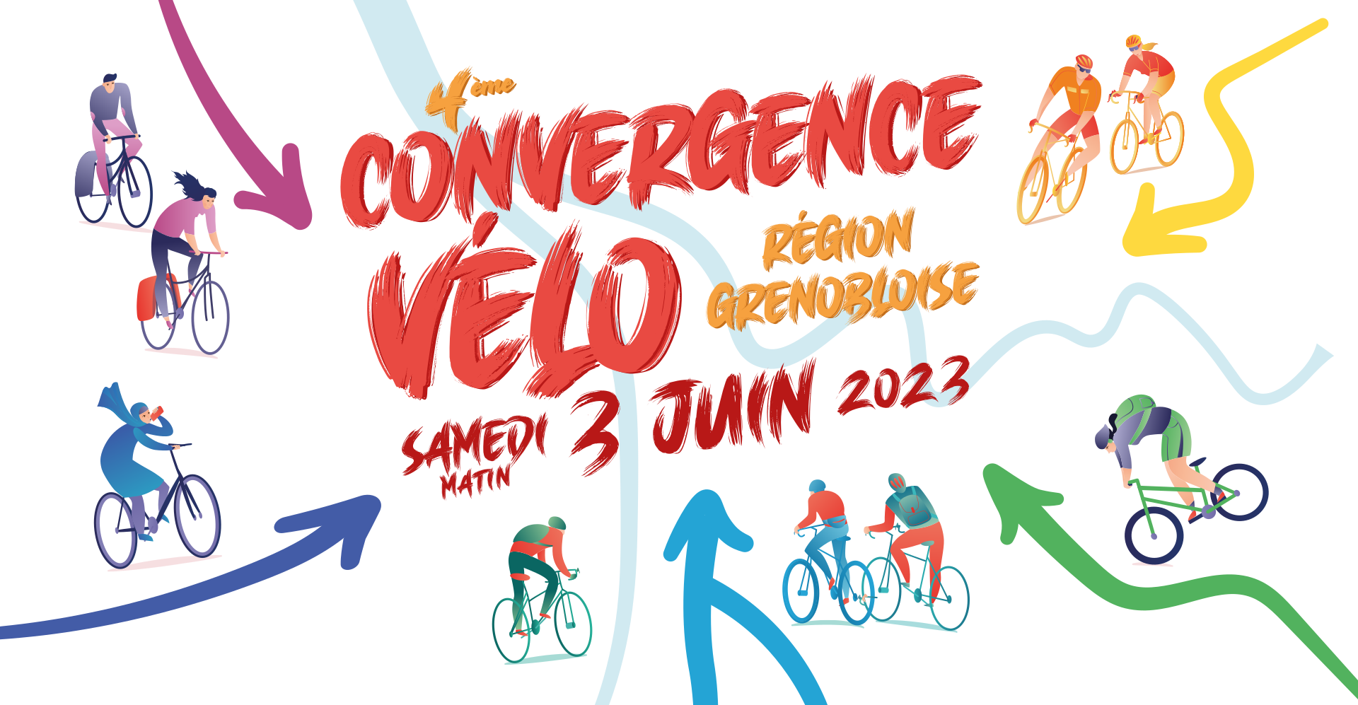 4e convergence vélo de la région grenobloise — samedi 3 juin matin